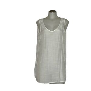Rachel Cole Off White Sleeveless Top